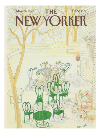 The New Yorker Cover - May 20, 1985 by Jean-Jacques Sempé Pricing Limited Edition Print image