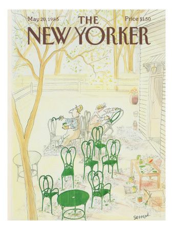 The New Yorker Cover - May 20, 1985 by Jean-Jacques Sempe Pricing Limited Edition Print image