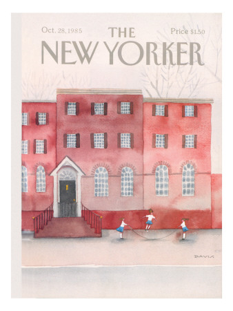 The New Yorker Cover - October 28, 1985 by Susan Davis Pricing Limited Edition Print image