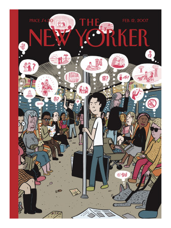 The New Yorker Cover - February 12, 2007 by David Heatley Pricing Limited Edition Print image