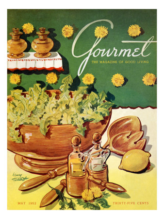 Gourmet Cover - May 1952 by Henry Stahlhut Pricing Limited Edition Print image
