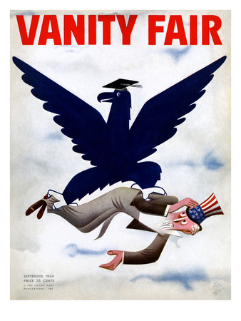 Vanity Fair Cover - September 1934 by Garretto Pricing Limited Edition Print image