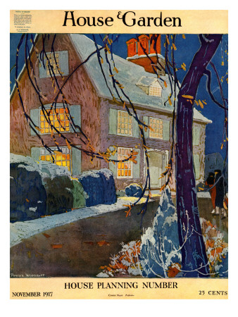 House & Garden Cover - November 1917 by Porter Woodruff Pricing Limited Edition Print image