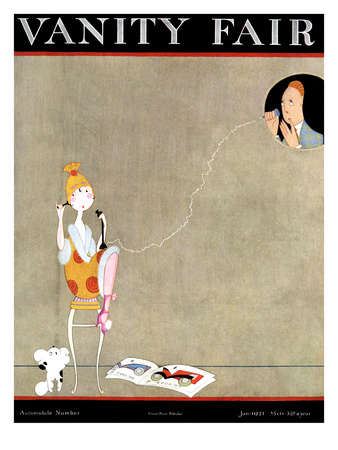 Vanity Fair Cover - January 1921 by A. H. Fish Pricing Limited Edition Print image