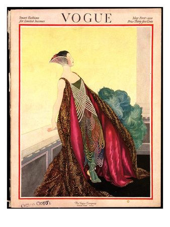 Vogue Cover - May 1921 by George Wolfe Plank Pricing Limited Edition Print image