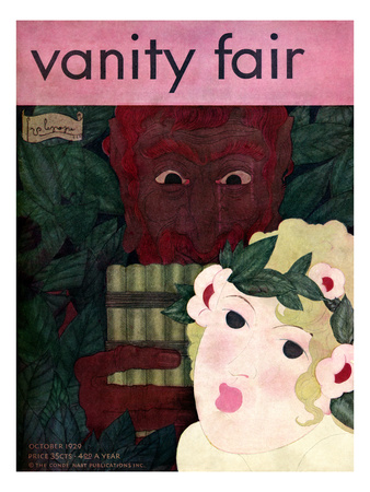 Vanity Fair Cover - October 1929 by Georges Lepape Pricing Limited Edition Print image
