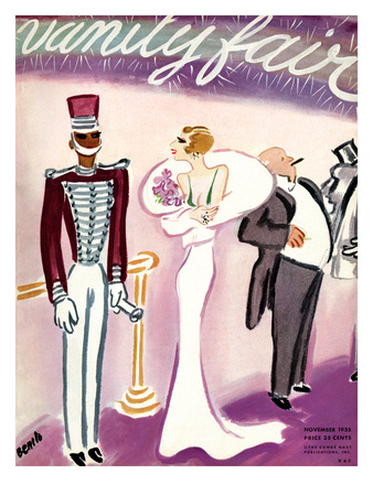 Vanity Fair Cover - November 1935 by Eduardo Garcia Benito Pricing Limited Edition Print image