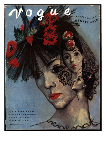 Vogue Cover - March 1936 by Pavel Tchelitchew Pricing Limited Edition Print image