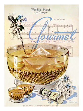 Gourmet Cover - June 1945 by Henry Stahlhut Pricing Limited Edition Print image