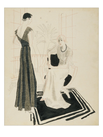 Vogue - January 1933 by R.S. Grafstrom Pricing Limited Edition Print image