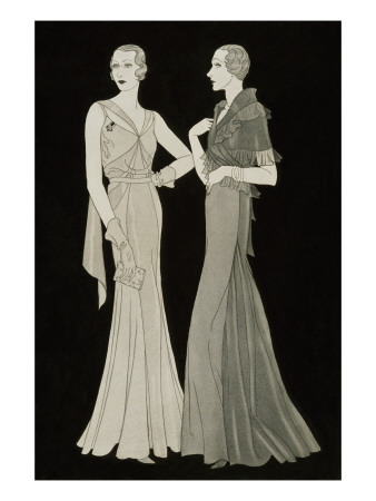 Vogue - January 1933 by Douglas Pollard Pricing Limited Edition Print image