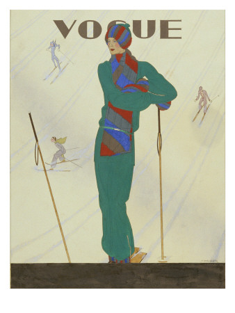 Vogue - December 1928 by Pierre Pages Pricing Limited Edition Print image