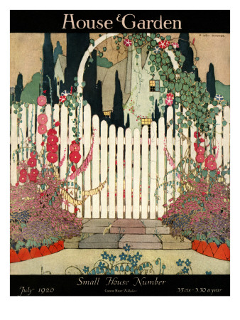 House & Garden Cover - July 1920 by H. George Brandt Pricing Limited Edition Print image