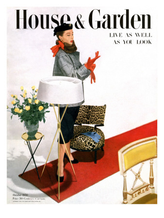 House & Garden Cover - October 1950 by Horst P. Horst Pricing Limited Edition Print image