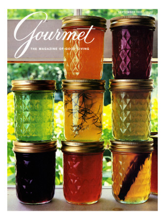 Gourmet Cover - September 1985 by Romulo Yanes Pricing Limited Edition Print image
