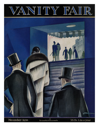 Vanity Fair Cover - November 1926 by Victor Bobritsky Pricing Limited Edition Print image