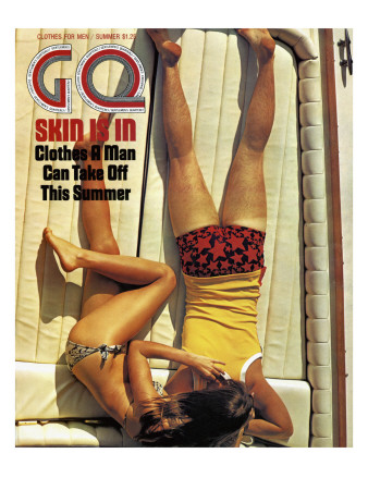 Gq Cover - June 1971 by Douglas Mesney Pricing Limited Edition Print image