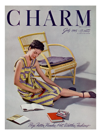 Charm Cover - July 1945 by Farkas Pricing Limited Edition Print image