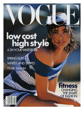 Vogue Cover - April 1989 by Patrick Demarchelier Pricing Limited Edition Print image