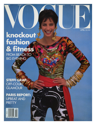 Vogue Cover - April 1990 by Patrick Demarchelier Pricing Limited Edition Print image
