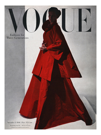 Vogue Cover - November 1946 by Horst P. Horst Pricing Limited Edition Print image