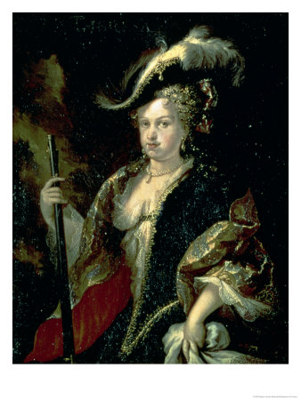 Portrait Of Maria Luisa Gabriela Of Savoy First Wife Of Philip V by Miguel Jacinto Melendez Pricing Limited Edition Print image