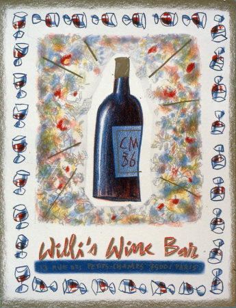 Willi's Wine Bar, 1986 by Cathy Millet Pricing Limited Edition Print image