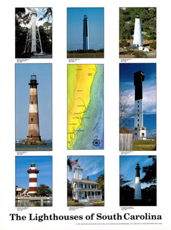 Lighthouses Of South Carolina by Skipjack Pricing Limited Edition Print image