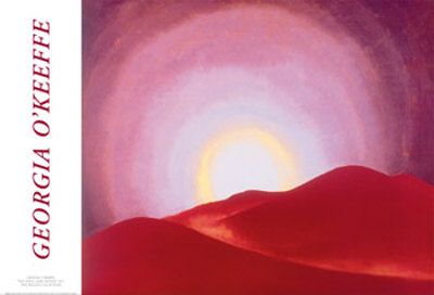 Red Hills, Lake George by Georgia O'keeffe Pricing Limited Edition Print image