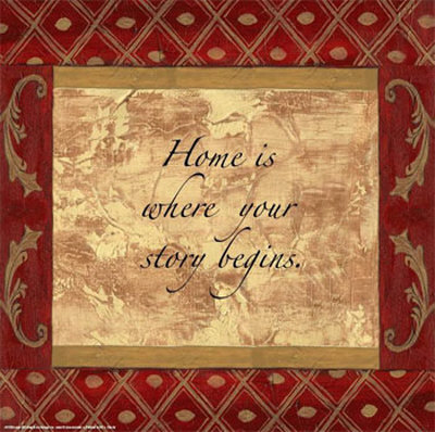 Home Is Where Your Story Begins by Debbie Dewitt Pricing Limited Edition Print image