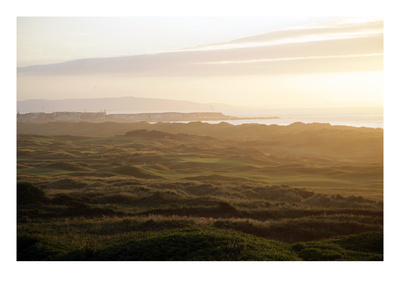 Royal Portrush Golf Club Sunrise by Stephen Szurlej Pricing Limited Edition Print image