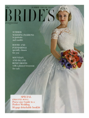 Brides Cover - April, 1961 by Peter Oliver Pricing Limited Edition Print image