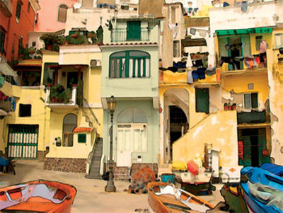 Harbour Procida by Jan Lens Pricing Limited Edition Print image
