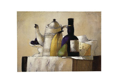 Still Life With Blue Bottle by Lilita Pricing Limited Edition Print image