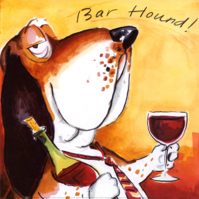 Bar Hound by Tracy Flickinger Pricing Limited Edition Print image