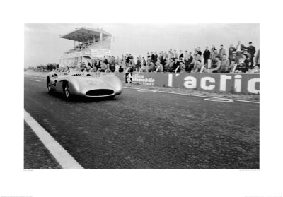 Mercedes, French Gp, 1954 by Jesse Alexander Pricing Limited Edition Print image