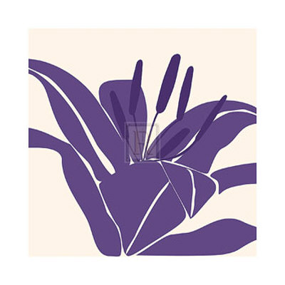 Lily Purple by Emily Burrowes Pricing Limited Edition Print image