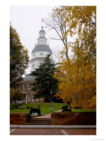 State House 1772-1779, And Us Capitol From 1783 To 1784, Maryland, Usa by Scott T. Smith Pricing Limited Edition Print image