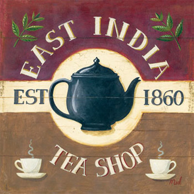 East India Tea Shop by Mid Gordon Pricing Limited Edition Print image