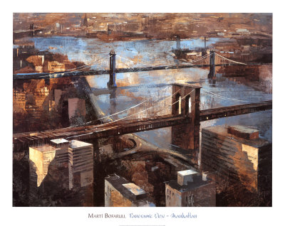Panoramic View Of Manhattan by Marti Bofarull Pricing Limited Edition Print image