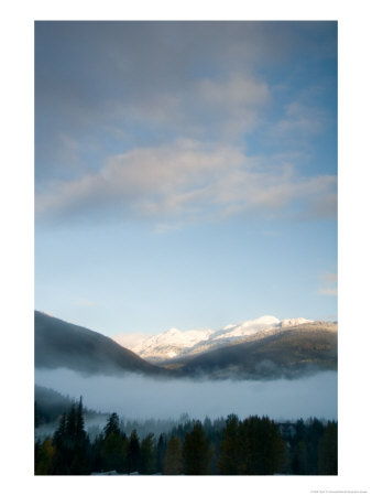 Sunrise Over The Mountains On A Fall Day Shows Snow by Taylor S. Kennedy Pricing Limited Edition Print image