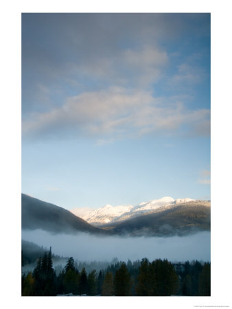 Sunrise Over The Mountains On A Fall Day Shows Snow by Taylor S. Kennedy Pricing Limited Edition Print image
