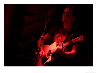 A Singer Performs For The Crowd At A Bar, Whistler, British Columbia by Taylor S. Kennedy Pricing Limited Edition Print image