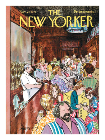 The New Yorker Cover - November 27, 1971 by Charles Saxon Pricing Limited Edition Print image