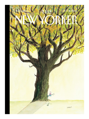 The New Yorker Cover - October 15, 2007 by Jean-Jacques Sempé Pricing Limited Edition Print image