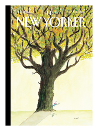 The New Yorker Cover - October 15, 2007 by Jean-Jacques Sempe Pricing Limited Edition Print image