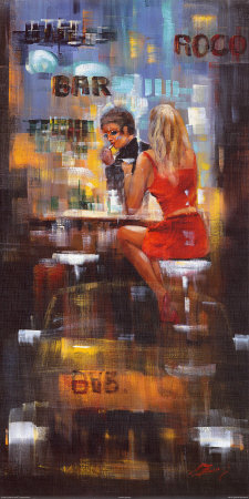 Bar Scene Iii by Rhanavardkar Madjid Pricing Limited Edition Print image