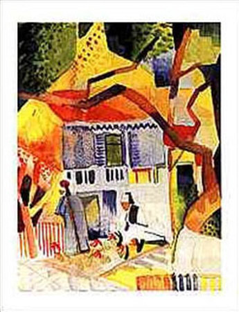 Innenhof Des Ladinhausen by Auguste Macke Pricing Limited Edition Print image