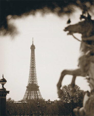 Eiffel Tower And Horse by Francisco Fernandez Pricing Limited Edition Print image