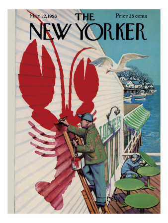 The New Yorker Cover - March 22, 1958 by Arthur Getz Pricing Limited Edition Print image